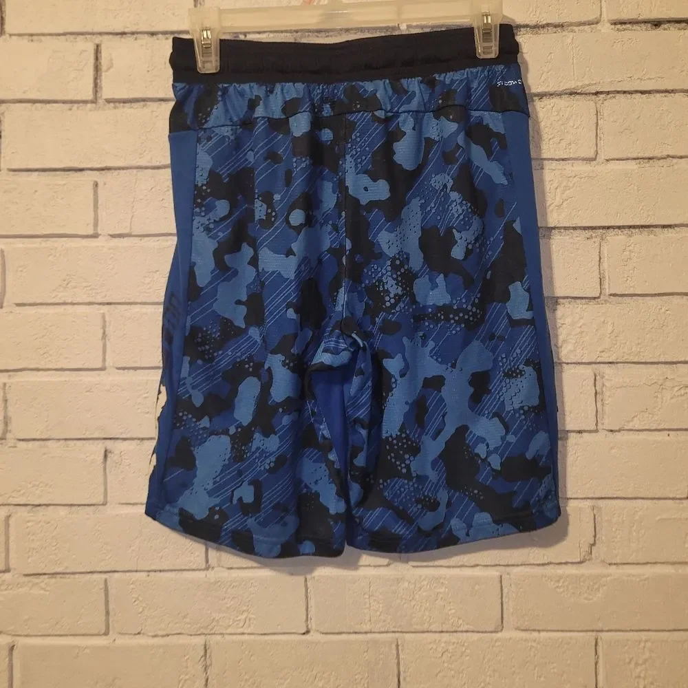 Boy's Russell Athletic Blue Camo Athletic Shorts Xxl 18